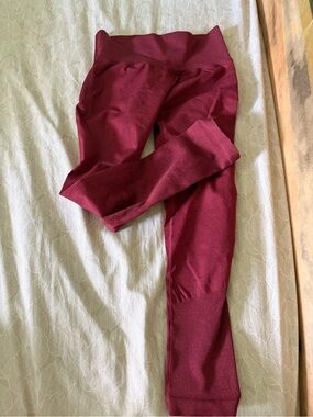HALARA Wine Red High-Waist Leggings